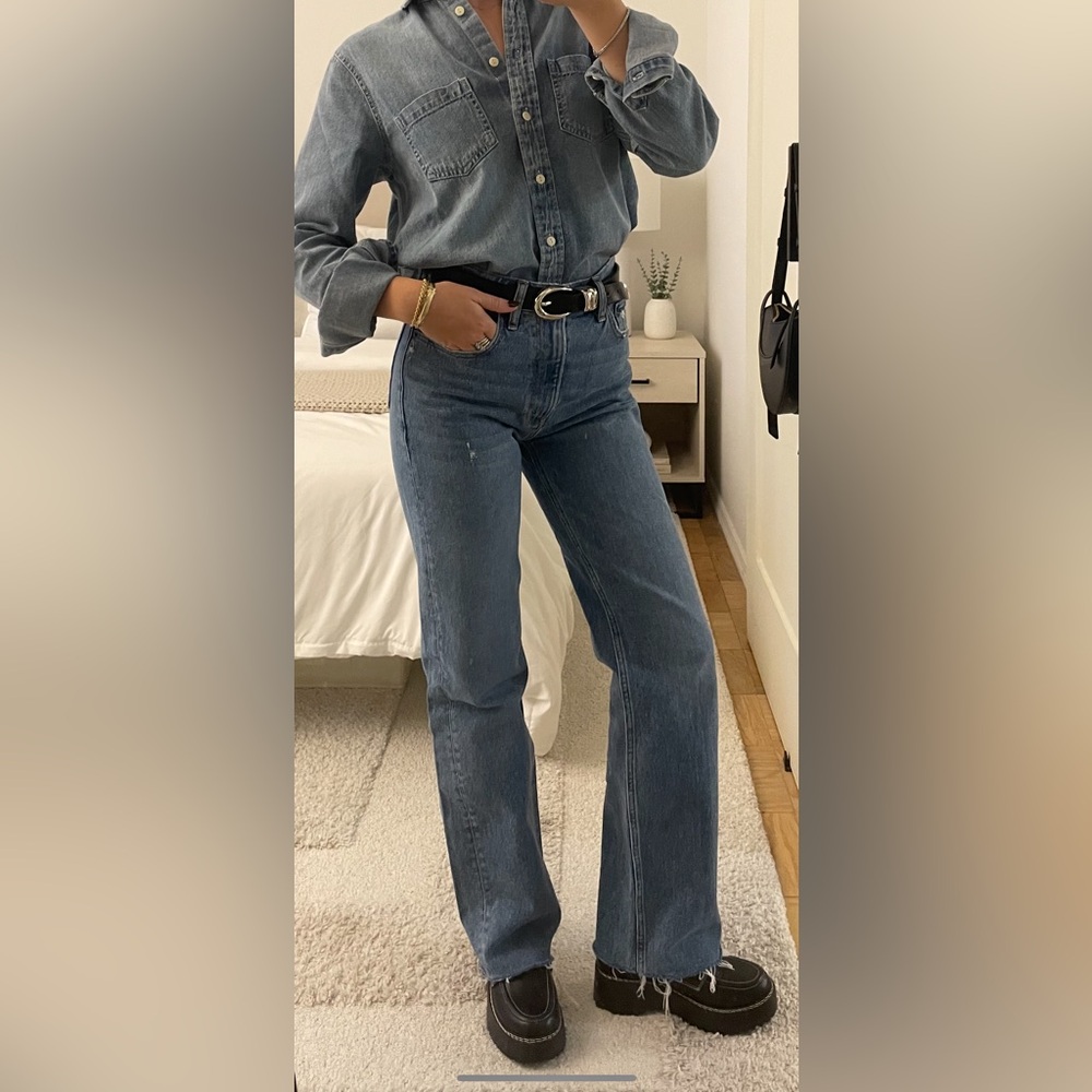 Abercrombie jeans medium wash size 23 regular length